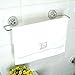Towel Bar - Attaches With Suction Cups (Silver) (2.7"H x 21.6"W x 6.3"D)