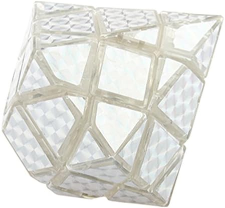 Diamond Shaped Brain Teaser Magic Rubik's Puzzle Cube Transparent