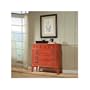 Torta Del Accent Chest in Tomato Red