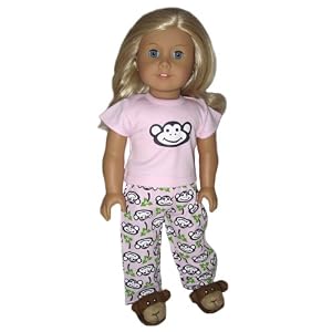 Monkey Pajamas (no slippers). 18