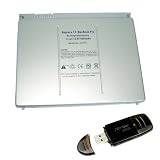 Apple A1175 MacBook Pro 15 15-inch series Replacement Laptop Battery P/N: A1175 MA348 MA348*/A MA348G/A MA348J/A w/ a USB 2.0 SD Card reader writer