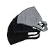 FakeFace Adult Face Masks Activated Carbon Cotton Masks Dust Allergy Flu Masks For Breathe Healthy Filters Dust, Pollen, Allergens, Flu Germs - 3 Pieces