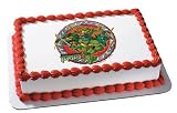 Teenage Mutant Ninja Turtles Birthday Cake Edible Image
