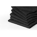 Heininger 5403 GarageMate Black Microfiber Towel, (Pack of 40)