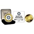 Seattle Mariners 24Kt Gold And Color Team Commemorative Coin