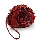 Ruffle Flower Cross-body Handbag