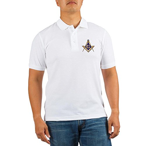 CafePress - Masonic - Golf Shirt, Pique Knit Golf Polo