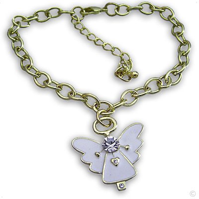 Bettelarmband mit Anhänger Schutzengel