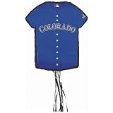 Colorado Rockies Baseball - Shirt Shaped Pull-String Pinata