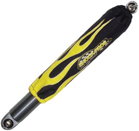 Shock-Pros Rear Flame Shock Covers Atv Yellow A108Ylfl