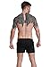 Neleus Men's Dry Fit Athletic Running Beach Shorts,801,Black,USA S,Asia Tag M