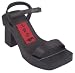 Rocket Dog Black File Asian Rockabilly Sandals Vegan Shoes