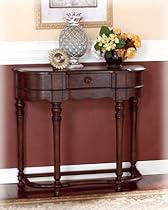 Hot Sale Old World Dark Rustic Sofa Table