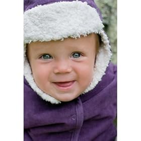 Frugi - Bonnet de trappeur doubl� Amazing Grape - 0-6 mois