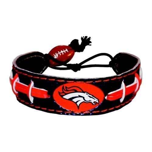 Caseys Distributing 4421402183 Denver Broncos Team Color Football Bracelet