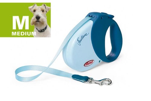 flexi Hundeleine Funtime Medium 5 m 25 kg, blau