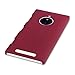Nokia Lumia 830 Case, Terrapin [Extra Slim Fit] Hybrid Rubberized [Red] Protective Hard Case for Nokia Lumia 830 - Red