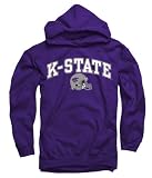 Kansas State Wildcats Purple Football Helmet Hooded Sweatshirt