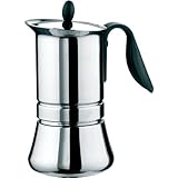 GAT Basic 2-cup S/S Stovetop Espresso Maker w/ aluminum core