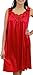 Venice Womens' Silky Looking Embroidered Nightgown 06N