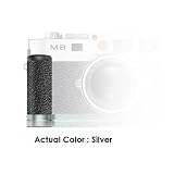 Leica M8.2 Handgrip Silver with Vulkanit Leather