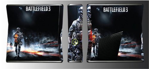 Battlefield 3 BF3 2 1942 Bad Company Game Vinyl Decal Skin Protector Cover for Xbox 360 Slim