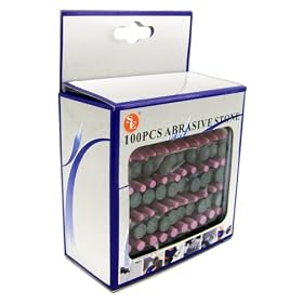 Buy 100pc Universal Rotary Assorted Abrasive Stone Accessory Tool Kit For Dremel by World now!