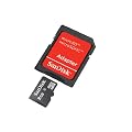 Sandisk  - Tarjeta de memoria microSDHC Card 8 GB con adaptador Foto