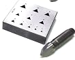 BEZEL BLOCK SET TRIANGULAR 11 HOLES, 4 14 MM