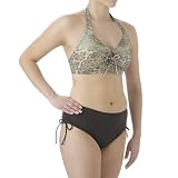 Women's Plus Size Mossimo Black: Cheetah Print Swimwear