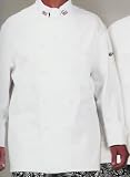 Unisex Classic White Euro Chef Coat