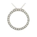 Diamond Circle Pendant