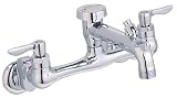 Tools & Hardware : American Standard 8341.076.004 Exposed Yoke 3-Inch Spout Reach Utility Faucet, Rough Chrome