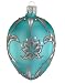 Waterford Holiday Heirlooms 4-Inch Turquoise Ice Flower Jeweled Egg Ornament