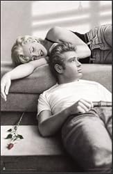 James Dean & Marilyn Monroe (Rose) Framed Movie Poster Print - 24" X 36"