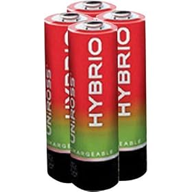 AA Hybrio Ready-To-Use Rechargeable Battery Retail Pack - 4 Pack