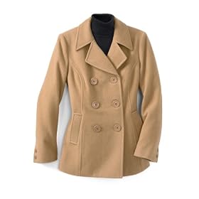 Double-Breasted Wool Peacoat by Chadwicks