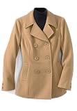 Double-Breasted Wool Peacoat