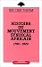 Book Les origines du mouvement syndical africain, 1790-1929 (Racines du present)
