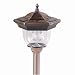 Antique Copper Acorn Stake Solar Lantern