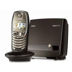Siemens Gigaset SL150 Colour espresso, schnurlos Telefon DECT mit Anrufbeantworter