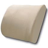 HoMedics Ortho Therapy Lumbar Cushion Support Pillow with Velour Cover