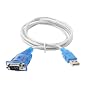 Sabrent SBT-USC6M Hi-Speed USB 2.0 to Serial (9-pin) DB-9 RS-232 Adapter Cable (BLUE)