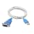 Sabrent SBT-USC6M Hi-Speed USB 2.0 to Serial (9-pin) DB-9 RS-232 Adapter Cable (BLUE)
