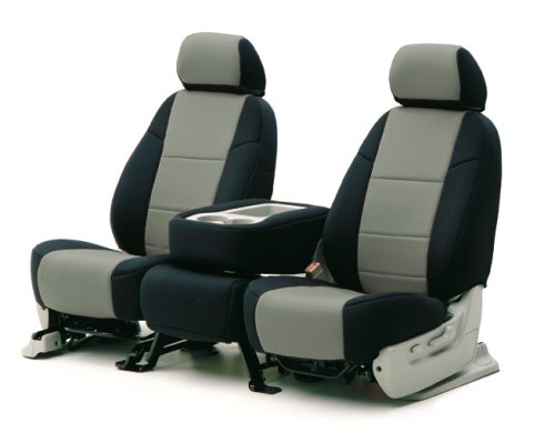 Neoprene Custom Seat Cover 1 Row for all cars, trucks and SUVs Black Gray