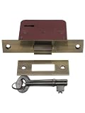 Mortise Dead Bolt Lock with Antique-By-Hand Finish.