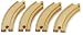 Brio 33342000 - 1/1 Gebogene Gleise (E)