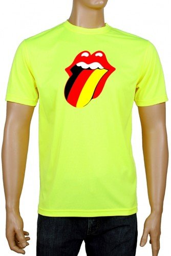 NEON Deutschland Z-Logo Lauf T-Shirt, neongelb Gr.L