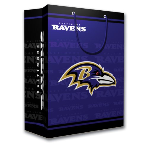 NFL Baltimore Ravens Gift Bag, Medium