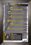 Inspirational Quotations - Marva Collins Framed Art Poster Print, 13x19
